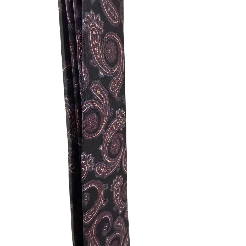 Andre Gianni Designer Silks Tie Rich Traditional Paisley Vtg
